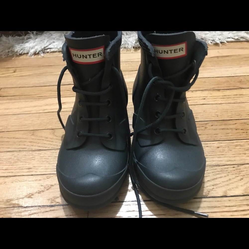 Hunter green boots